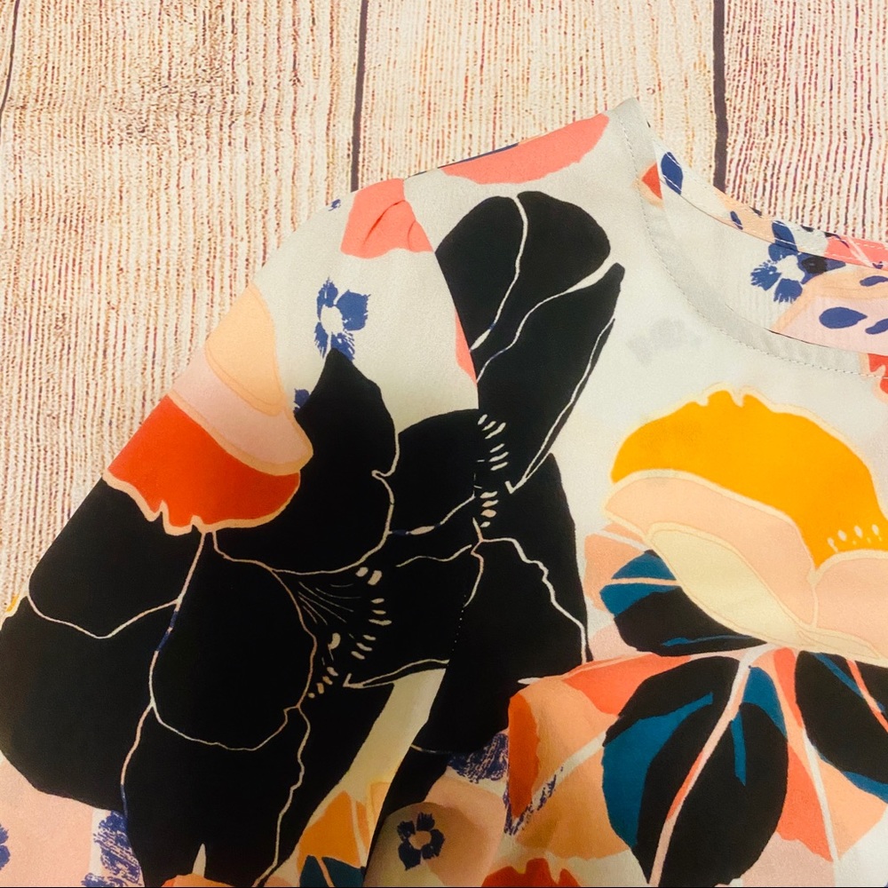 Cooper & Ella Multi Big Bloom Blouse View 5